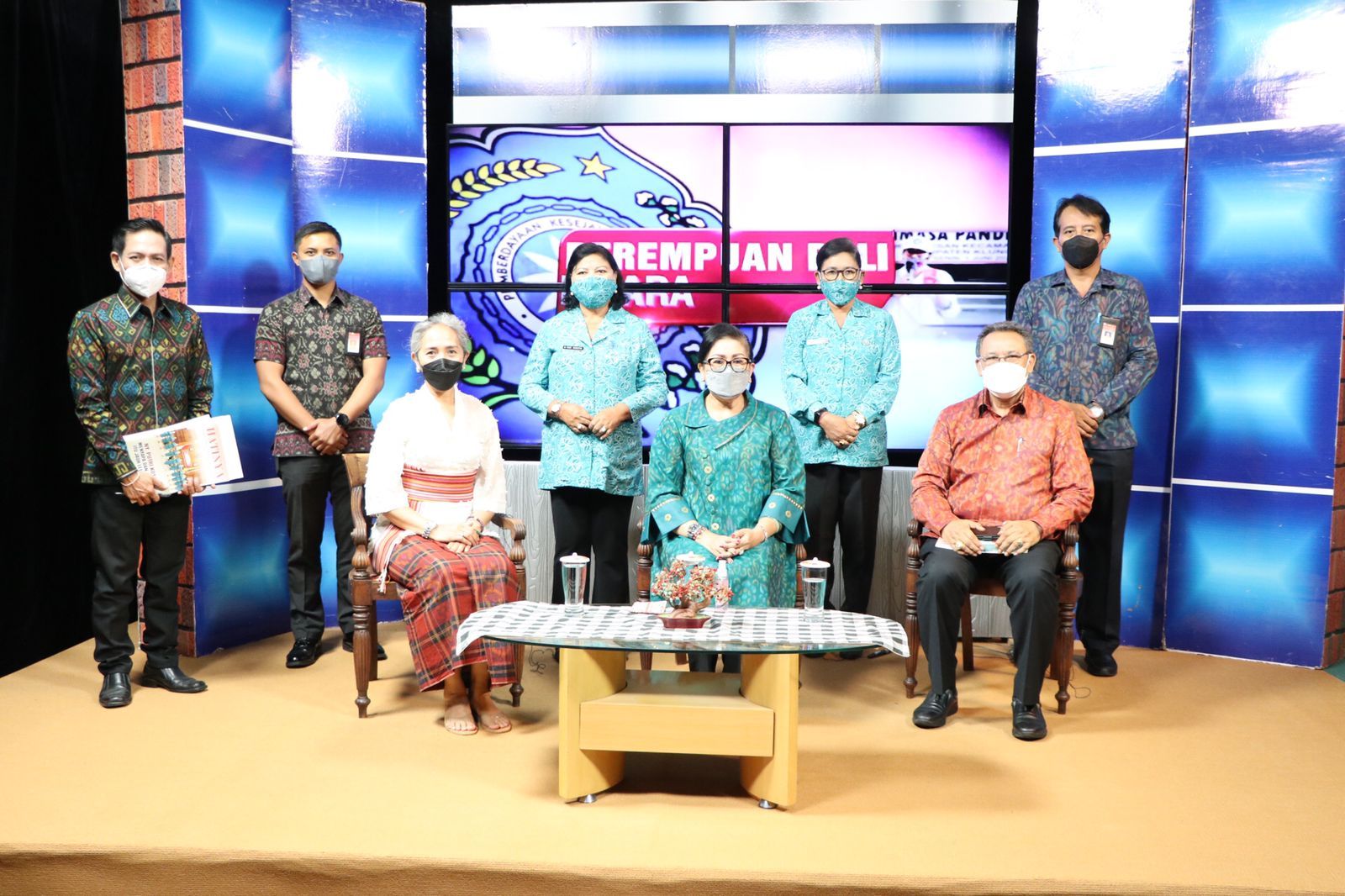 podiumnews.com-Ny Putri Koster Ajak Kaum Ibu Mantapkan Program AKU HATINYA PKK